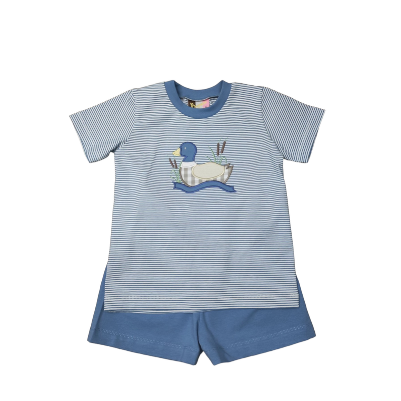 BANANA SPLIT BOYS MALLARD DUCK APPL SHORT SET