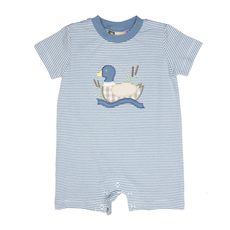 BANANA SPLIT BOYS MALLARD DUCK APPL ROMPER