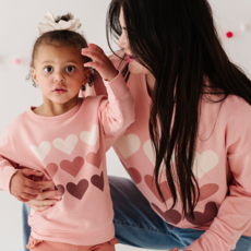 BABYSPROUTS DROP-SHOULDER SWEATSHIRT W/LEGGINGS
