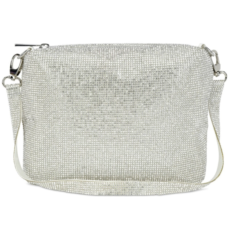 ISCREAM WHITE CRYSTAL CROSSBODY BAG