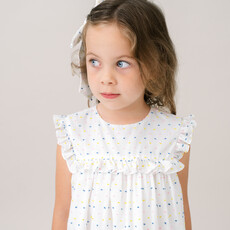SET FASHIONS CELEBRATION SWISS DOT WITH CELEBRATION SWISS DOT RUFFLE AND BLOOMER