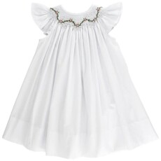 BAILEY BOYS WHITE W/ ROSE VINE BISHOP