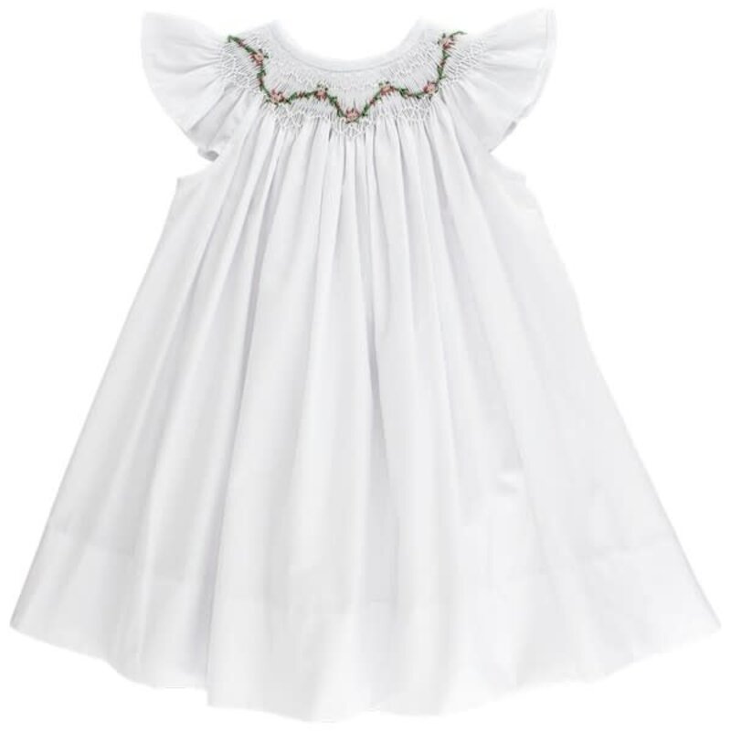 BAILEY BOYS WHITE W/ ROSE VINE BISHOP