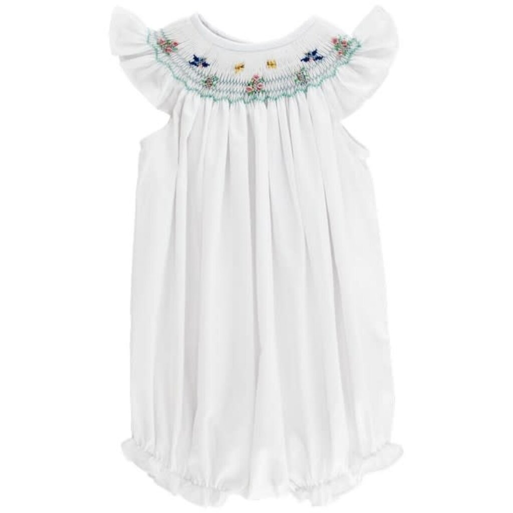 BAILEY BOYS GARDEN GLORY GEOMETRIC , BISHOP SHORT ROMPER