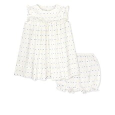 SET FASHIONS CELEBRATION SWISS DOT WITH CELEBRATION SWISS DOT RUFFLE AND BLOOMER