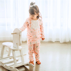 SUGAR BEE CLOTHING EASTER PAJAMAS-BUNNY GIRL -RUFFLE BUTTFLAP