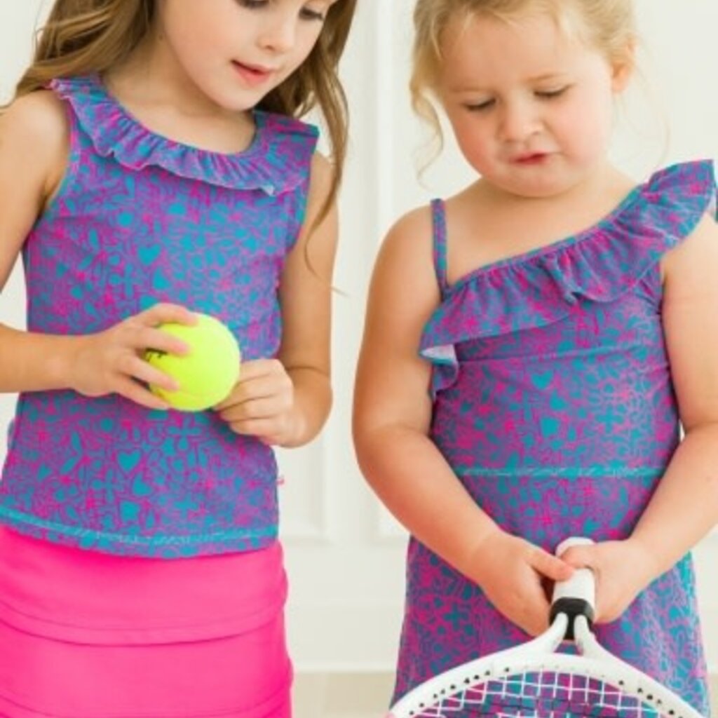 RuffleButts + RuggedButts Active Ruffle Tank Top