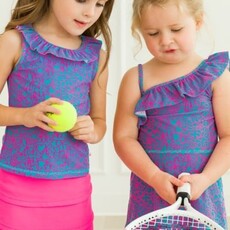 RuffleButts + RuggedButts Active Ruffle Tank Top