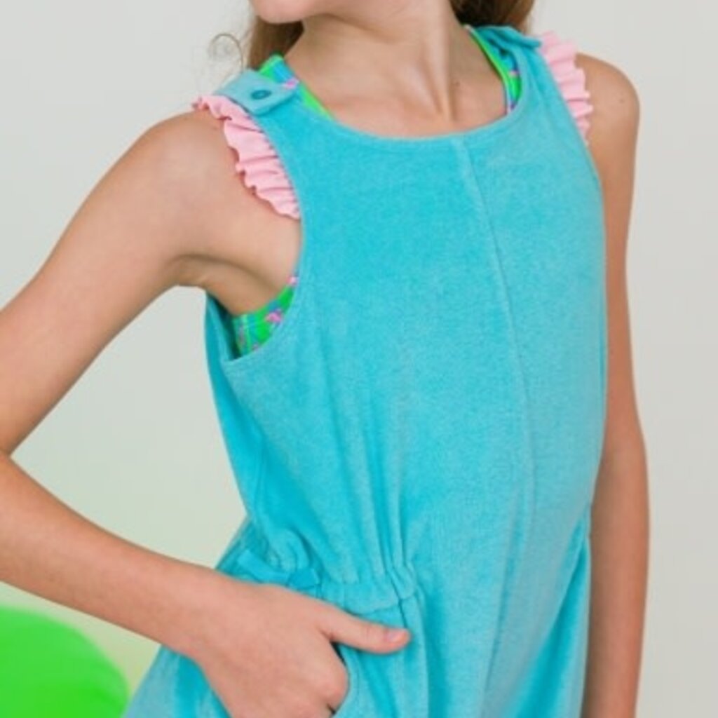 RuffleButts + RuggedButts Terry Cover-Up Romper