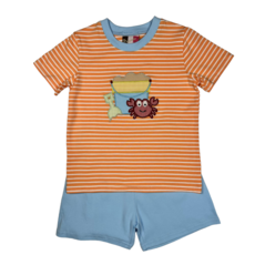 BANANA SPLIT BOYS BEACH FUN APPL SHORT SET
