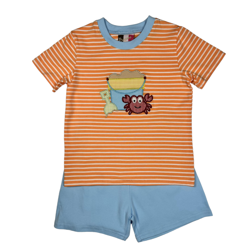 BANANA SPLIT BOYS BEACH FUN APPL SHORT SET