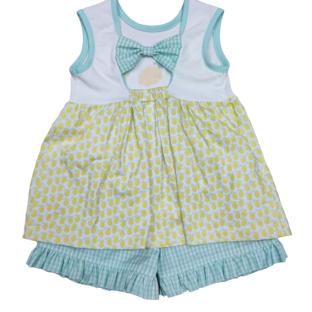 BANANA SPLIT GIRLS LEMON LOVE SHORT SET