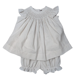 BANANA SPLIT GIRLS KHAKI SEER GEO A/S BLOOMER SET