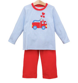 JELLY BEAN SOUND THE ALARM VALENTINE PANTS SET