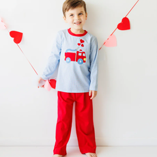 JELLY BEAN SOUND THE ALARM VALENTINE PANTS SET