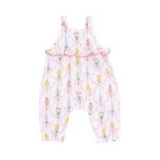 ANGEL DEAR Ribbon Bouquets Ruffle Waist Romper