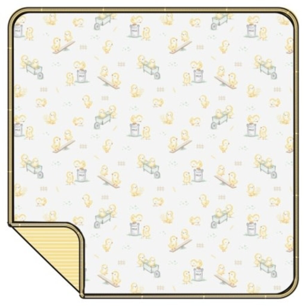 ANGEL DEAR Baby Chicks 2 Ply Blanket w/ Binding