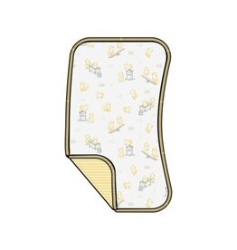 ANGEL DEAR Baby Chicks 2 Ply Burp Cloth w/ Binding