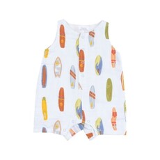 ANGEL DEAR Vintage Surfboards Sleeveless Shortie Romper