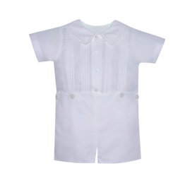 BABY SEN WHITE JOSEPH BUTTON ON SUIT