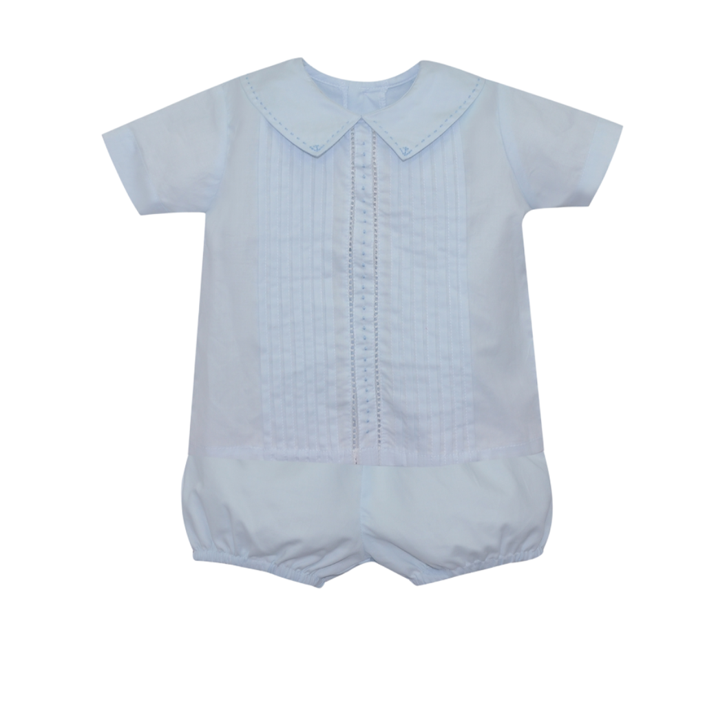 BABY SEN BLUE HENRY SHORT SET