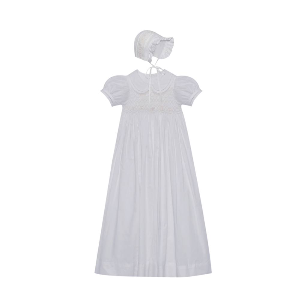 BABY SEN WHITE TRUDY CHRISTENING GOWN