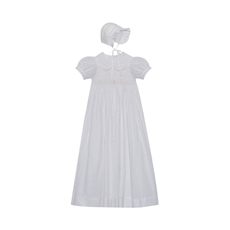 BABY SEN WHITE TRUDY CHRISTENING GOWN