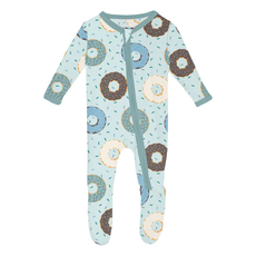 KICKEE PANTS FOOTIE 2-WAY ZIP