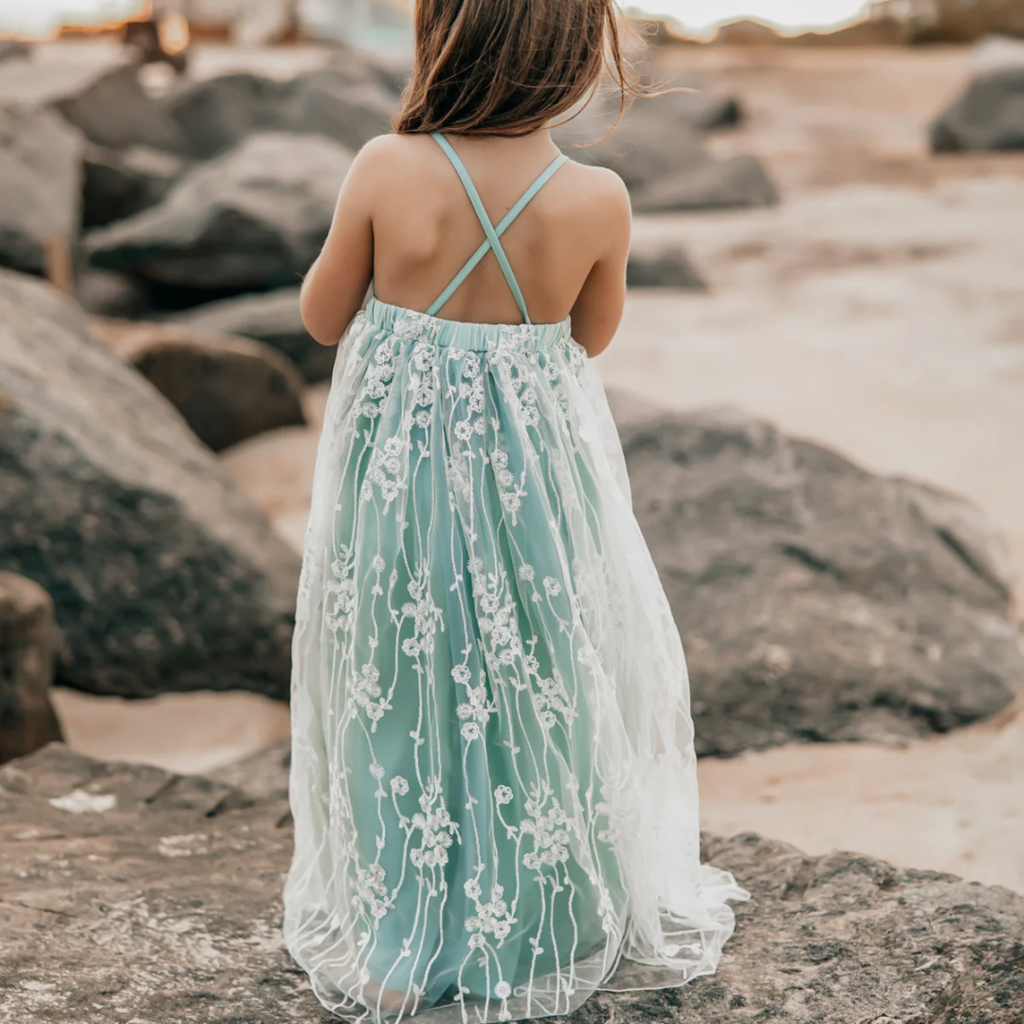 INDIE BLUE FIONA LACE DRESS