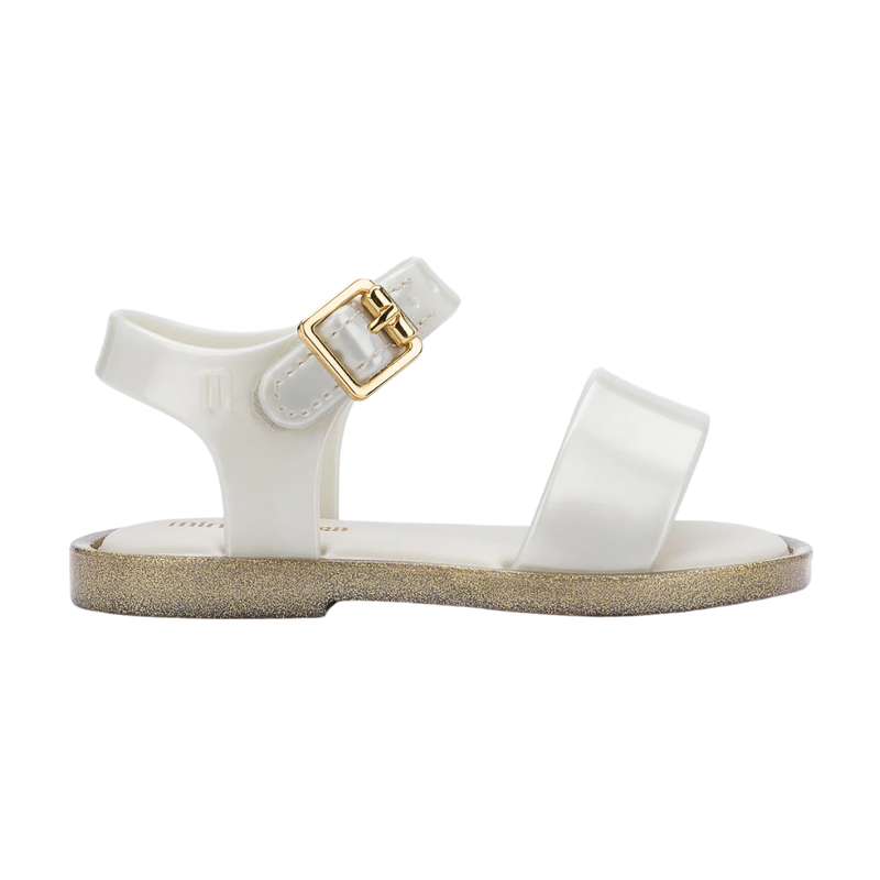 MINI MELISSA MINI MELISSA MAR SANDAL III WHITE GLTR