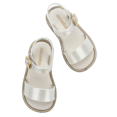 MINI MELISSA MINI MELISSA MAR SANDAL III WHITE GLTR