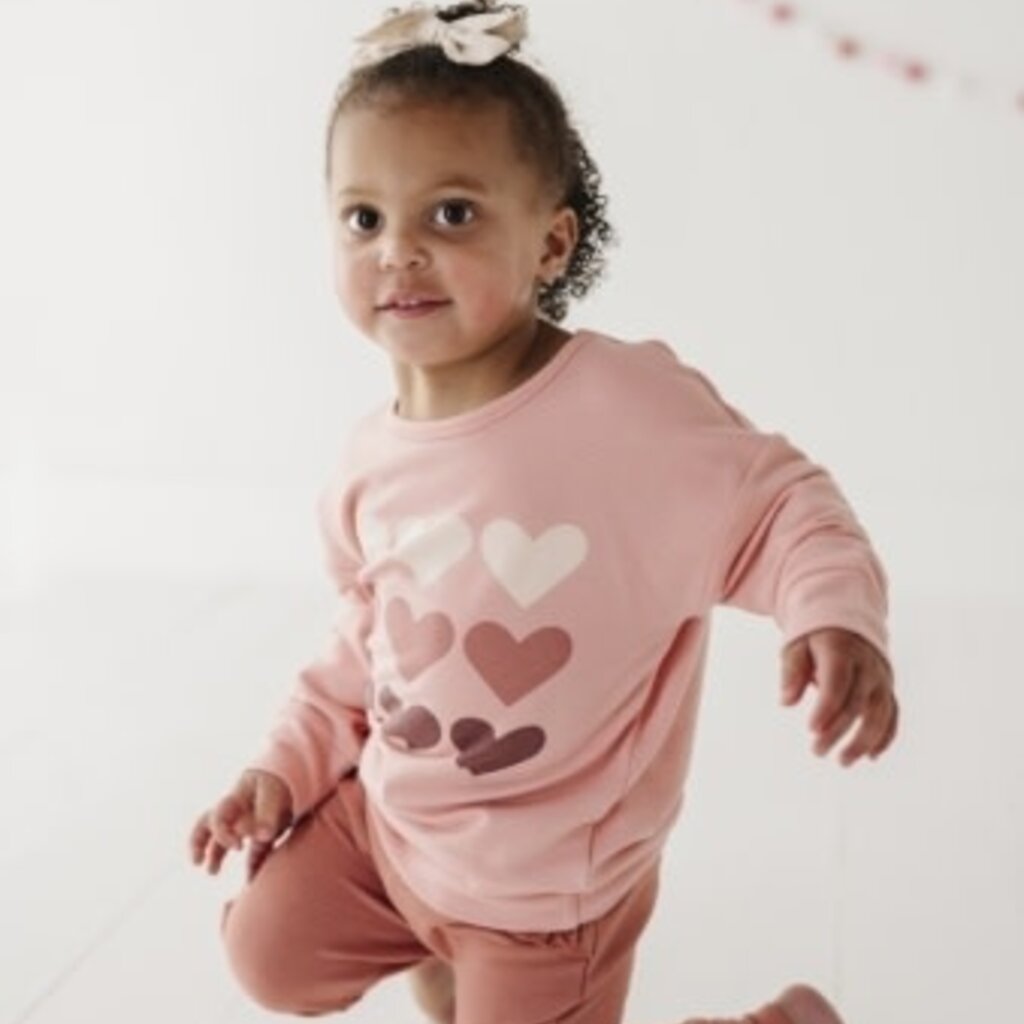 BABYSPROUTS DROP-SHOULDER SWEATSHIRT W/LEGGINGS