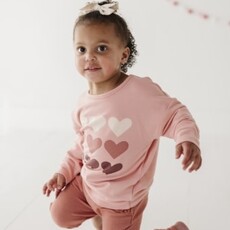 BABYSPROUTS DROP-SHOULDER SWEATSHIRT W/LEGGINGS