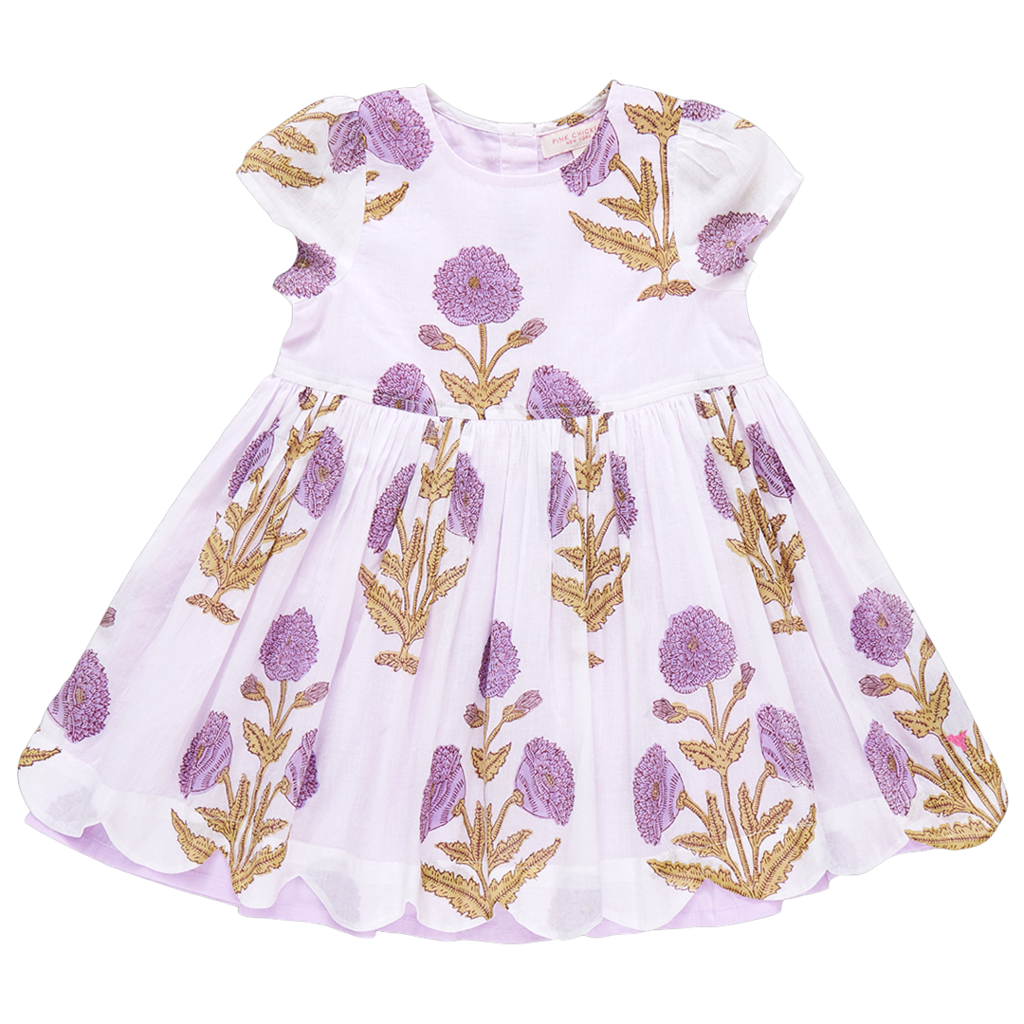 PINK CHICKEN girls marisol dress - lavender dandelion