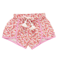 PINK CHICKEN girls millie short - pink mini ditsy