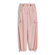 TRACTR GIRL'S PARACHUTE PANT-PINK