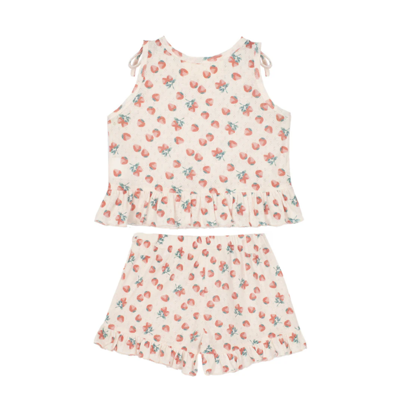 Mabel and Honey | Isobella and Chloe STRAWBERRY SWEETHEART 2PC SET
