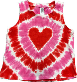 ERGE GIRLS TYE DYED TANK-HEART