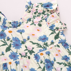 PINK CHICKEN baby girls jennifer jumper - melon daisy floral