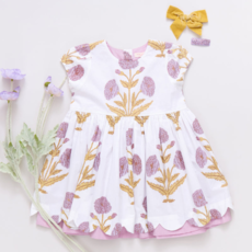PINK CHICKEN girls marisol dress - lavender dandelion