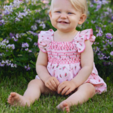Mabel and Honey | Isobella and Chloe WATERMELON SUGAR ROMPER