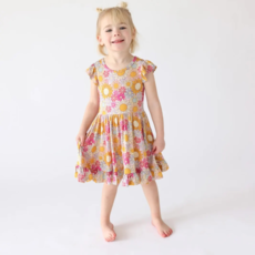 Posh Peanut Inc ROSALINDA-RUFFLED TWIRL DRESS