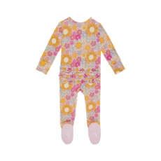 Posh Peanut Inc ROSALINDA-FOOTIE RUFFLED ZIPPERED ONE PIECE