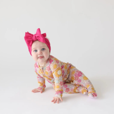 Posh Peanut Inc ROSALINDA-FOOTIE RUFFLED ZIPPERED ONE PIECE