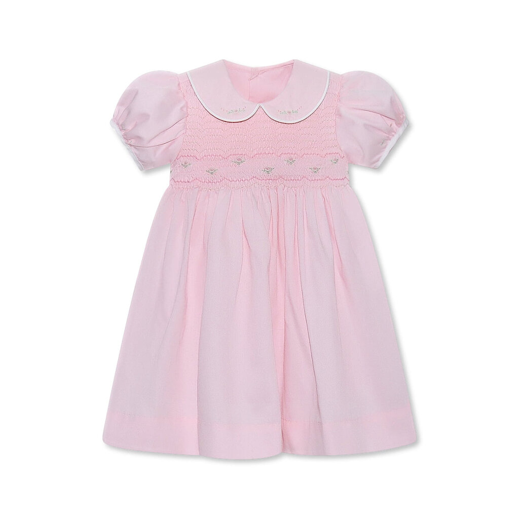 LULLABY SET KELLI DRESS-BLESSINGS PINK, FLORAL