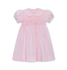 LULLABY SET KELLI DRESS-BLESSINGS PINK, FLORAL