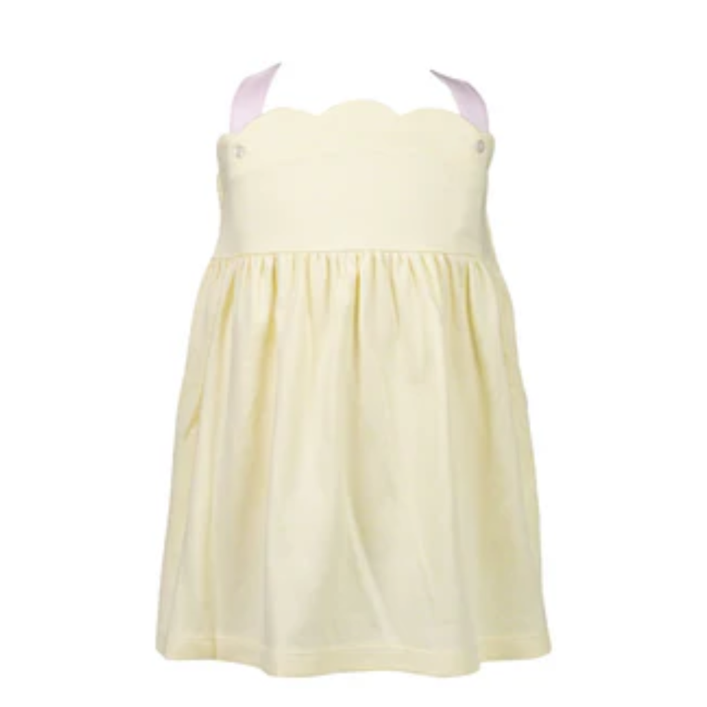 THE PROPER PEONY LIGHT YELLOW STRIPE SUNDRESS
