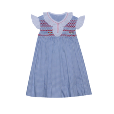 REMEMBER NGUYEN ROYAL BLUE CATE DRESS