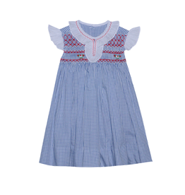 REMEMBER NGUYEN ROYAL BLUE CATE DRESS