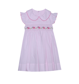 BABY SEN PINK FRANCES DRESS-LADYBUGS